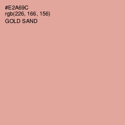 #E2A69C - Gold Sand Color Image